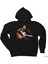 Elvis Presley Siyah Kapşonlu Sweatshirt Hoodie 1