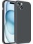 Apple iPhone 15 Plus Kılıf Kamera Korumalı Kartlık Hazneli Bbs Vitra Kapak - Gri 1