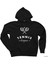 Tennis League Siyah Kapşonlu Sweatshirt Hoodie 1
