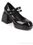 Baria Topuklu Rugan Loafer Siyah 1