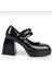 Baria Topuklu Rugan Loafer Siyah 4