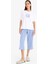 Pijama Takımı Regular Fit Kısa Kollu Baskılı Üst Esnek Belli Kapri Alt-Fall in Love F1959AX25SP 2