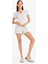 Regular Fit Pijama Takımı Kısa Kollu Ribana Üst Esnek Belli Şort-Fall in Love E9832AX25SM 2