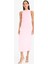 Bodycon Vücudu Saran Kayık Yaka Kısa Kollu Maxi Yazlık Elbise F5363AX25SM 2
