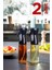 2'li Cam Yağlık ve Sirkelik, Siyah, 225 ml, şık ve kullanışlı set 1