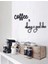 Siyah Ahşap Coffee Is Always A Good Idea Yazılı Mutfak Duvar Dekoru -Kahve Köşesi Dekoratif Tablo 3