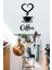 Siyah Coffee Fincan Desenli Mutfak Duvar Dekoru - Cafe Ev Için Duvar Süsü Dekorasyonu 1