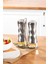 Şeffaf Cam Yağlık ve Sirkelik Takımı, 2 Parça, Bordo, 260 ml, Şık ve Pratik Tasarım 1
