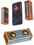 Bluetooth Hoparlör Şeffaf Mecha Rgb Işıklı Çift Hoparlör 5.0 Bluetooth 5