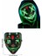 LED Işıklı Neon Maske Cadılar Bayramı Maskesi Korkunç Korku Maskesi 5