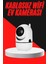 Baby Kamera Kablosuz 720P Beyaz 360 Derece Wifi Kamera Full Hd 1080P 1