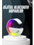 Bluetooth Hoparlör G Şekli Atmosfer Akıllı Rgb Lamba Wireless Kablosuz Şarj 1