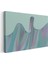 Holografik Dalgalar - Pastel Mint Üç Boyutlu Kanvas Tablo 3