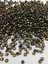 50GR Harf 4X7MM Yassı Siyah Üzeri Gold /altınsarısı Yaldızlı Boncuk,takı Boncuğu ( ORT~350 Adet ) 2