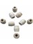 16 mm Makarna Model Ham Ahşap Boncuk - 25 Adet 1