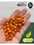 Ekonomik Paket 1 Kilo 10MM Ahşap Boncuk - Turuncu - ( Ort - 2500-3000 Adet ) 1