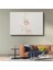 Yüzen Diskler - Pembe Gri Tonlarında Minimalist Geometrik Kompozisyon Kanvas Tablo 1