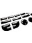 Linea Fiorino Punto Nemo Bipper Teyp Tuş Takımı Pianoblack 1