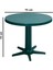 MT-GF205 Prima Rose Plastik Yuvarlak Bahçe Balkon Masa Ø75 cm 2