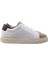 Erkek Beyaz Deri & Bej Süet Sneaker 1