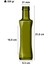 250 ml yeşil cam şişe, kapaklı, kapüşonlu, 16 adet 2
