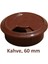 Masa Üstü Kablo Kanalı Deliği Kapağı Kahve Masa Kapağı 6 cm (5 Adet) 2