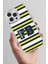 Apple iPhone 15 Pro Max Uyumlu Fenerbahçe Kolej Çizgili Lisanslı Telefon Kılıfı 4