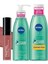 Daylong Kalıcı Ruj 43 + Nıvea Derma Skin Clear Yüz Temizleme Jeli 150 ml Tonik 200ML 1