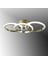 TT305-3-FSR Tt Aydınlatma Fransız Sarı Kaplama 3 Lü LED Avize 3