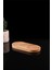 Doğal ahşap çiftli oval stand, yağdanlık ve sabunluk, 19x9 cm, kahverengi 1