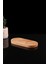 Doğal ahşap çiftli oval stand, yağdanlık ve sabunluk, 19x9 cm, kahverengi 3
