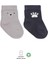 Bistyle Bear Penye Soket Çorap 2'li BS10116 Gri 1