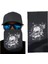 Siyah Renk Üzeri Likralı Beyaz Kafatası Kuru Kafa Baskılı Baf Buff Bandana 25X48 cm 1