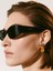 Oval Acetate Güneş Gözlükleri Uv 400 Koruma ve Şık Tasarım 4