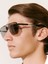 Şık ve Koruyucu Flat Aviator Güneş Gözlüğü Uv 400 Koruma & Metal Çerçeve 4