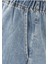 Yüksek Bel Denim Şort 4