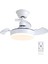 60 cm Işıklı Deckenventilator, Uzaktan Kumandalı, 3 Kanatlı, Beyaz 1