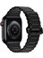 Apple Watch 4/5/6/7/8/se/9/10 42/44/45/46/49MM Uyumlu Askeri Desen Mıknatıslı Silikon Kordon 2