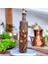 El yapımı antik sarı yağdanlık ve sosluk şık mutfak dekoru, 750 ml, gri 4