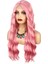 Pembe Dalgalı Tül Peruk 3