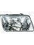 Vw Bora 1998-2004 Far Sol Sissiz Motorlu 1