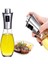 Çok amaçlı cam şişe yağdanlık ve sos dağıtıcı, 200 ml, gri, pratik kullanım 1