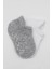 2'li Sneakers Kaymaz Basic Penye Çorap BS20103 Gri Beyaz 4