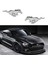 Ford Mustang Shelby Gt Koşan At Çamurluk Yanı Krom Metal Logo Arma 3