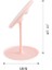 Dokunmatik Parlaklık Ayarlı Işıklı Makyaj Aynası, Table Lamp Makeup Mırror (Pembe Renk) 2