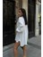 Alina Kol Cut Out Keten Gömlek 3252-08 3