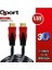 Q-HDMI151 1.5m 2.0V 4K Altın Uçlu Örgülü Kablo 1