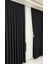 Ufufk Perde Kadife Dokulu Soft Fon Perde Siyah (Tek Kanat) 3