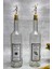Gümüş balerin figürlü 750ml şeffaf yağlık seti, turuncu tıpalı, şık ve kullanışlı 1