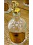 Şeffaf cam yağdanlık, altın renk tıpalı, 500 ml, pratik ve şık tasarım 1